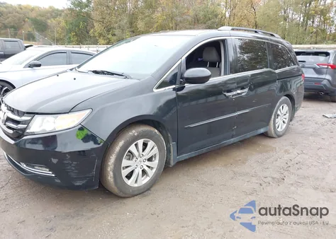 2015 Honda Odyssey Ex из США, поврежденный, VIN 5FNRL5H48FB015374